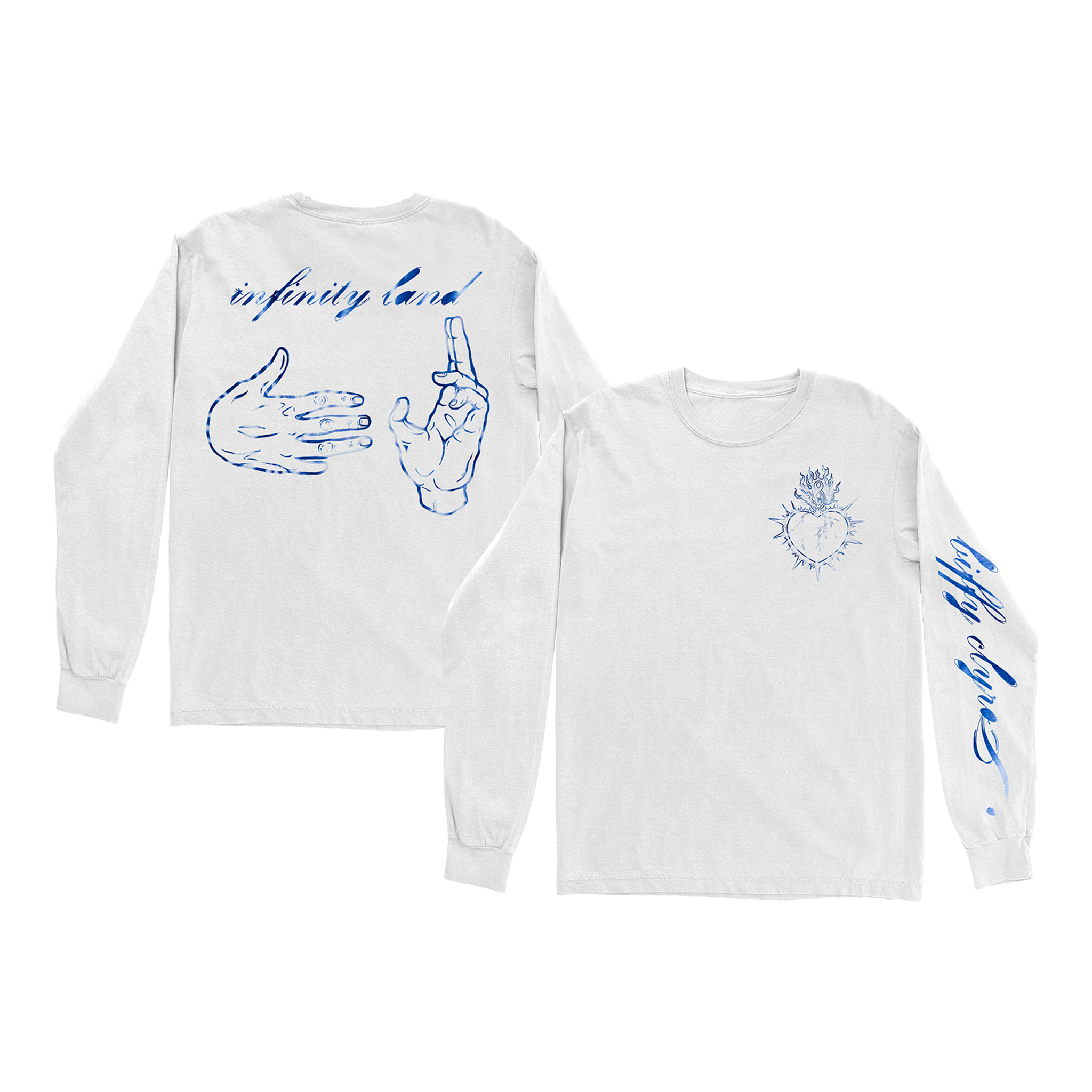 登坂広臣　CDL INFINITY MOON Replica LS Tee Infinity Land Long Sleeve T-shirt White – Biffy Clyro