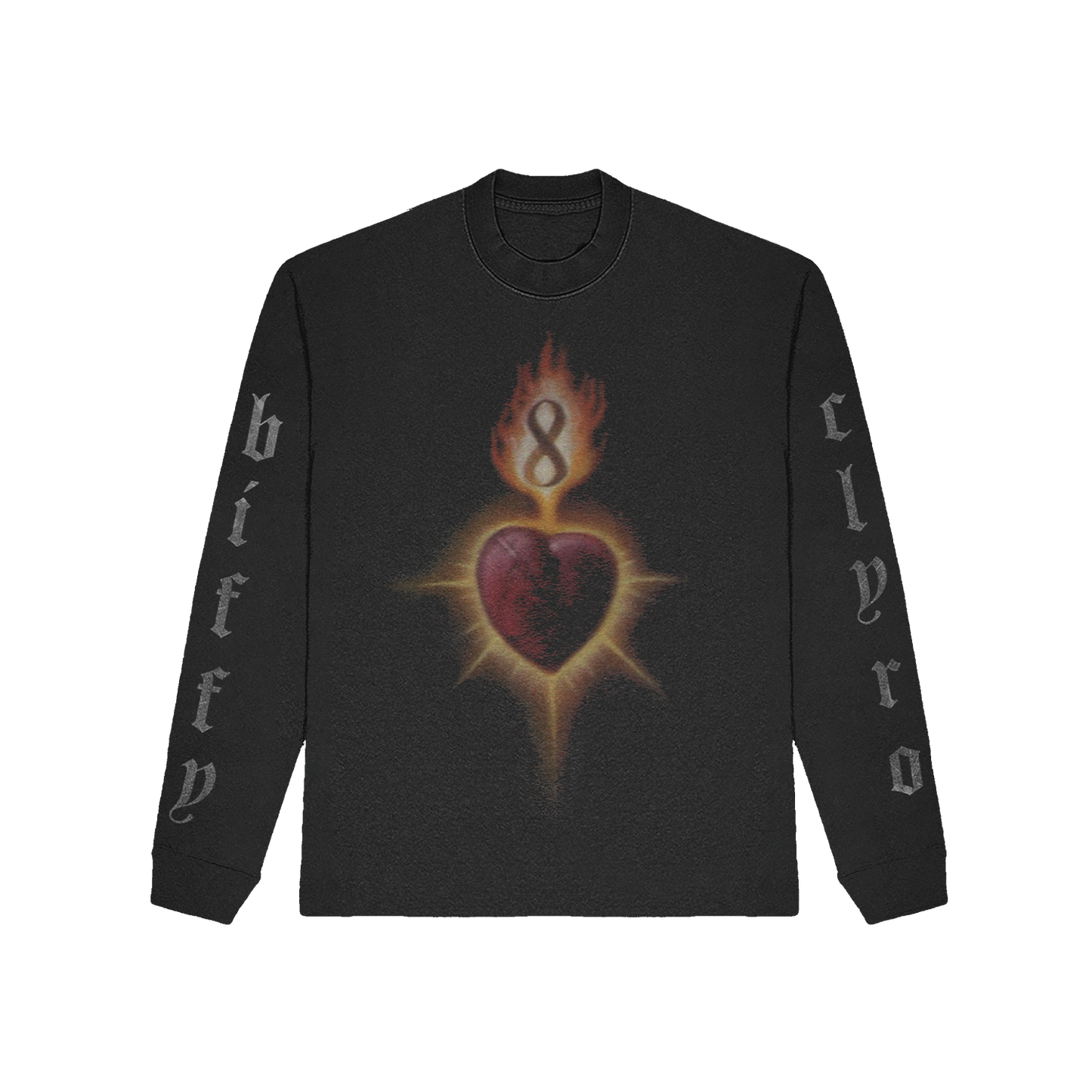 Flaming 8 Longsleeve T-Shirt