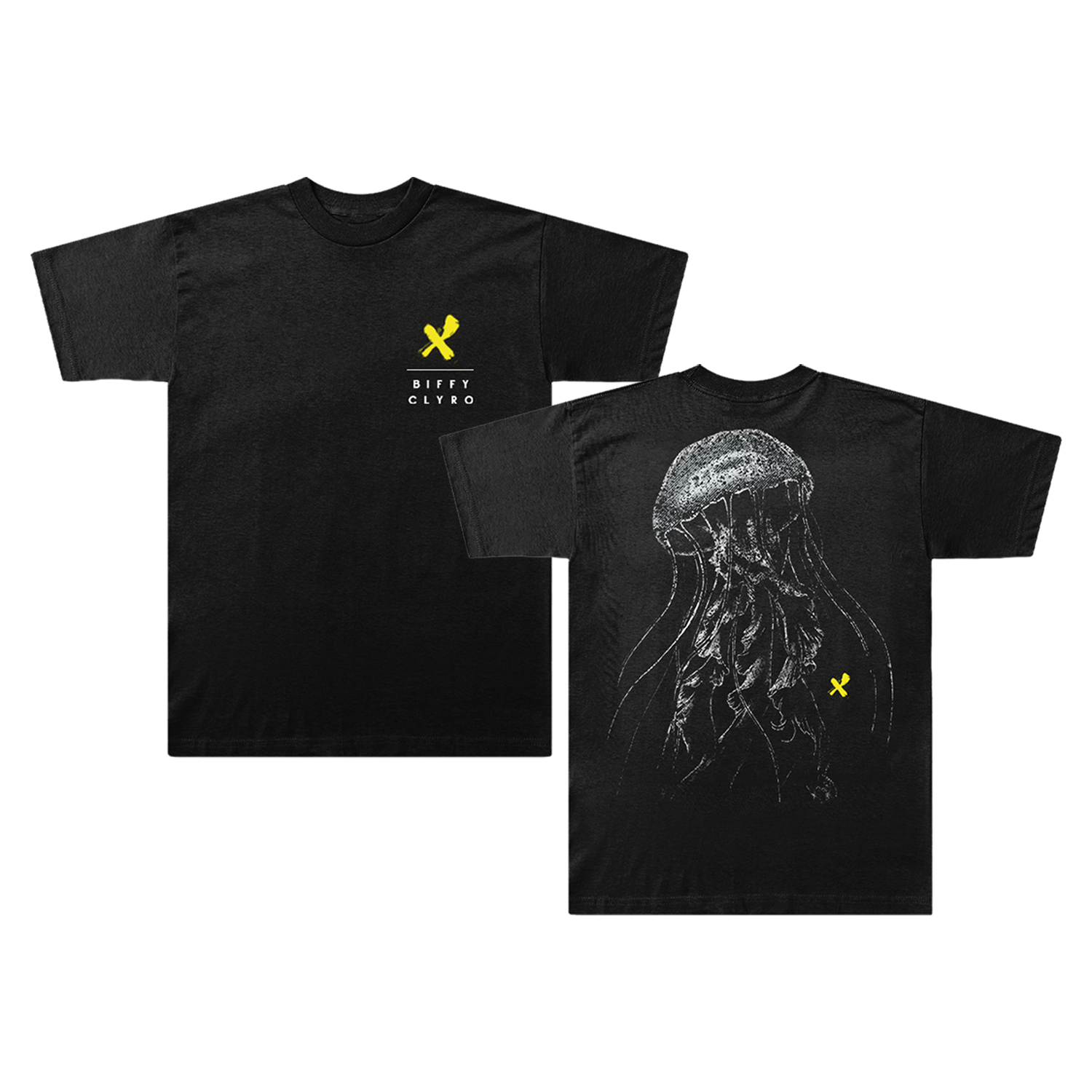 Jellyfish X T-Shirt Black – Biffy Clyro