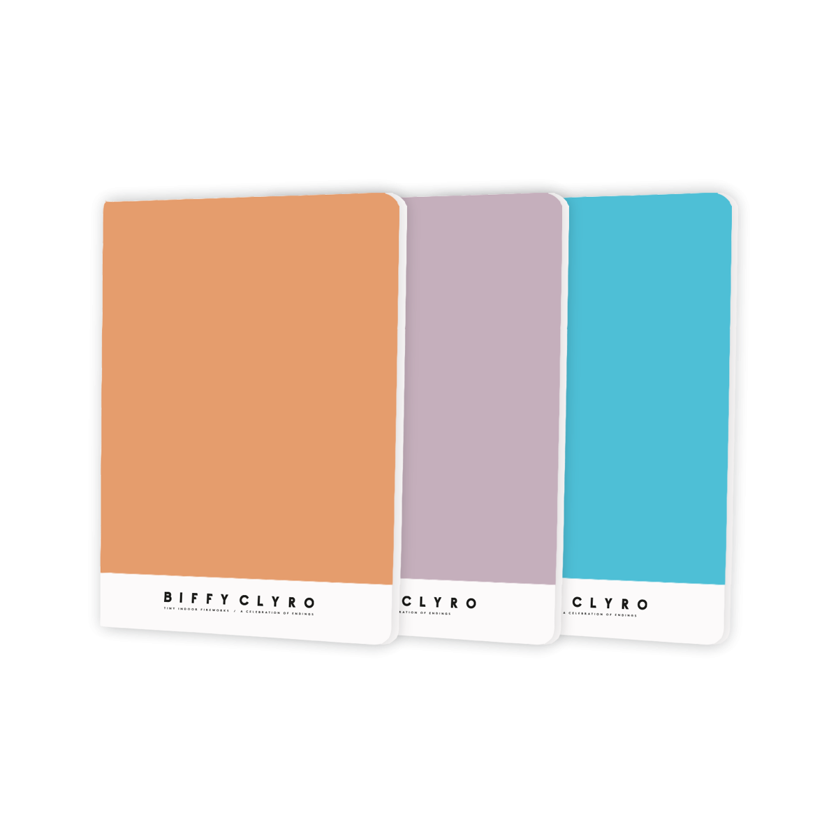 Pixel Notebook Set of 3 – Biffy Clyro