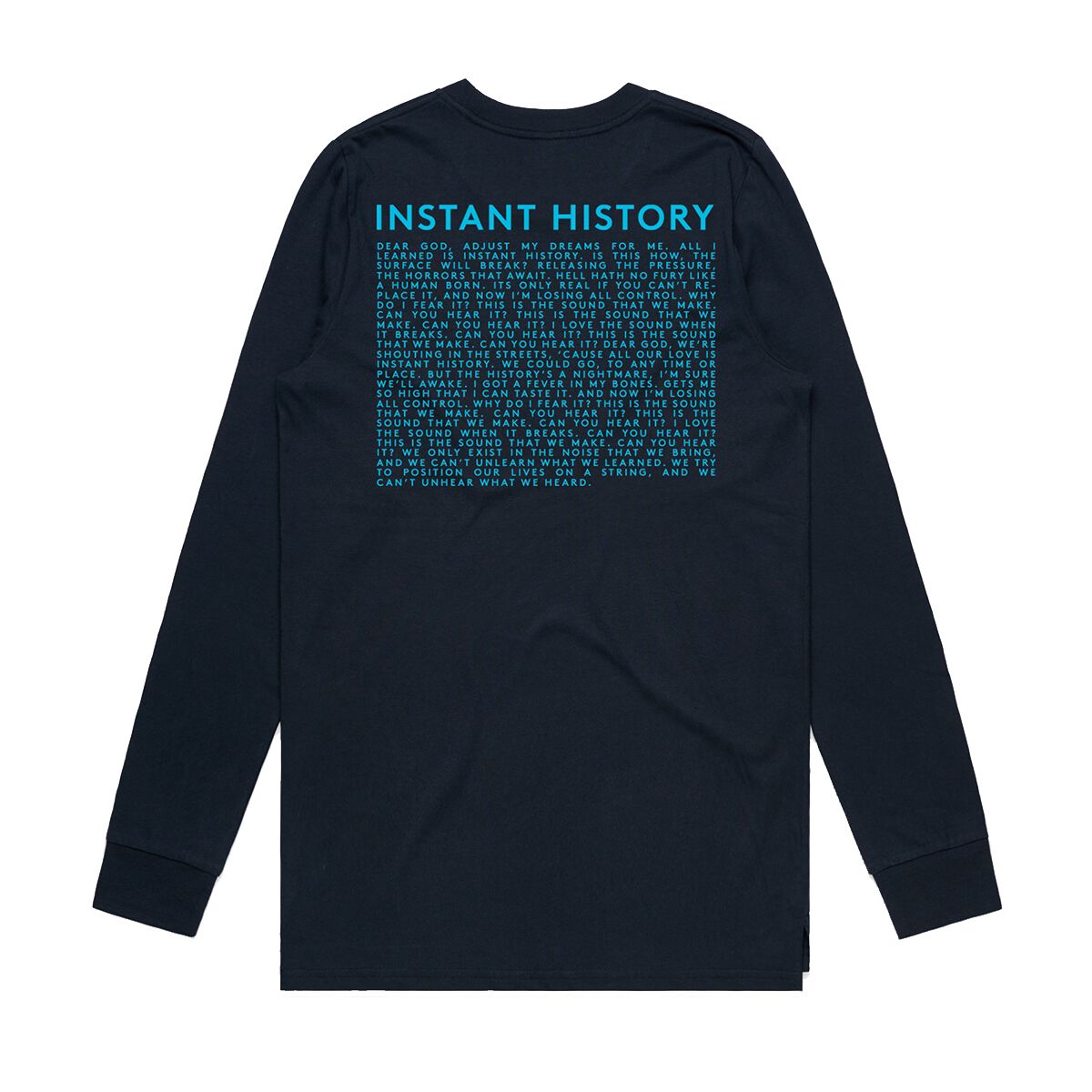Instant History Navy Longsleeve