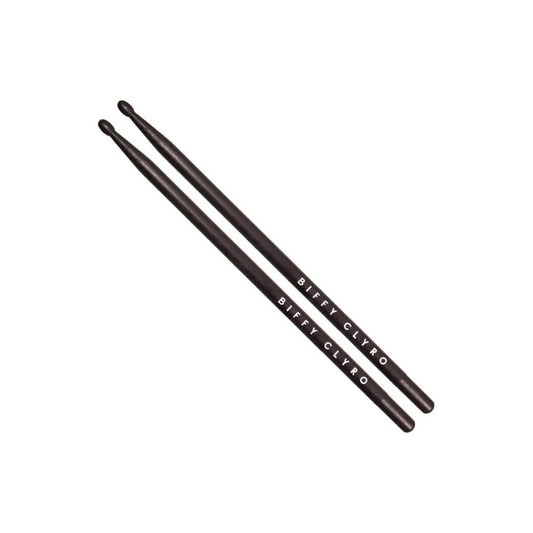 Black Logo Drum Sticks