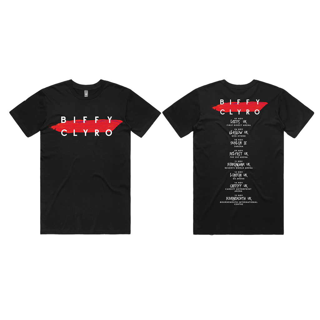 Paint Stroke 2022 Tour T-Shirt Black