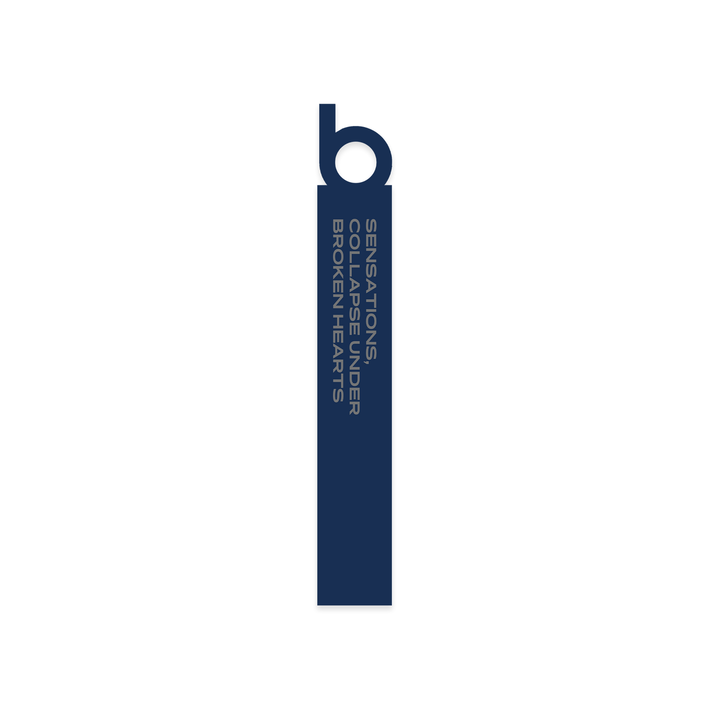 Sensations Lyric Bookmark Blue