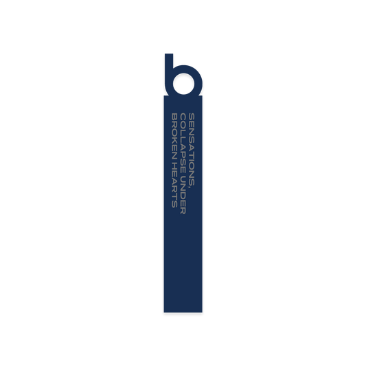 Sensations Lyric Bookmark Blue