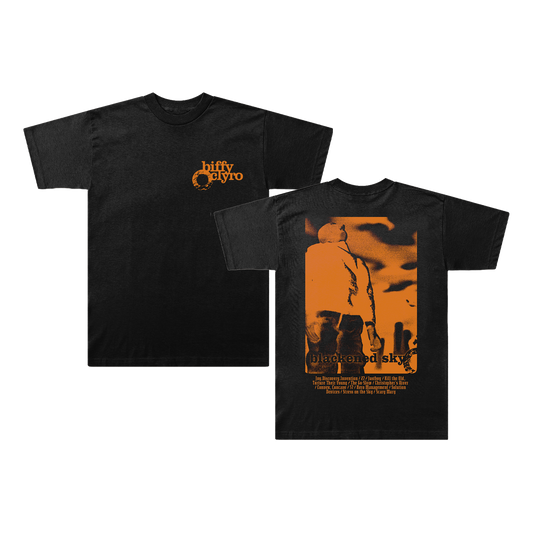 Blackened Sky Tracklist T-shirt Black