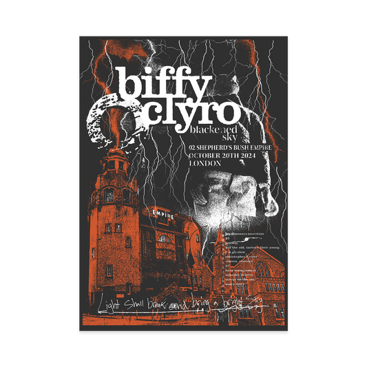 Blackened Sky London 2024 Screenprint