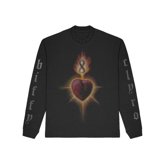 Flaming 8 Longsleeve T-Shirt