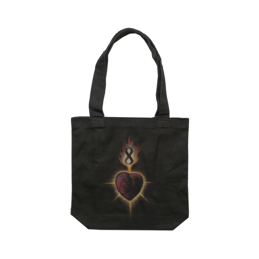Flaming 8 Tote Bag