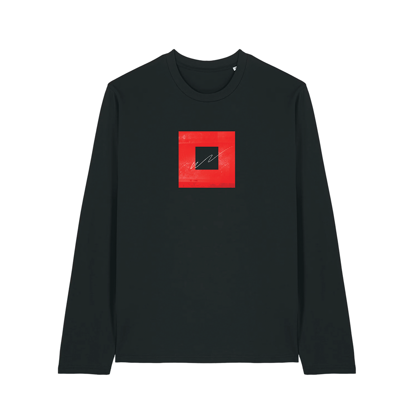 Red Squiggle Futique Long Sleeve T-Shirt