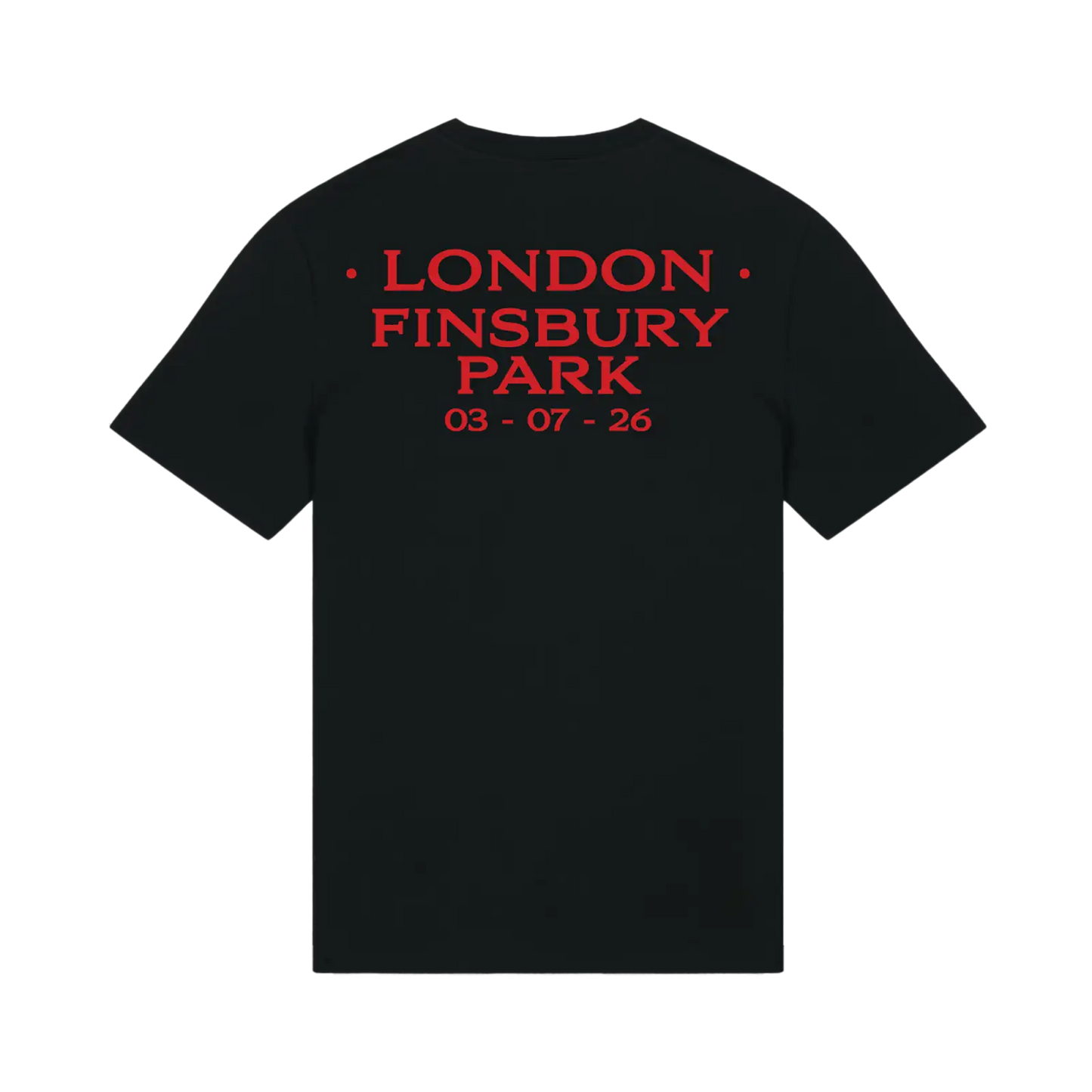 Finsbury Park 2026 Event T-shirt Black