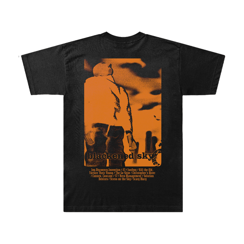 Blackened Sky Tracklist T-shirt Black