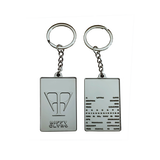 Futique Tracklist Keyring Silver