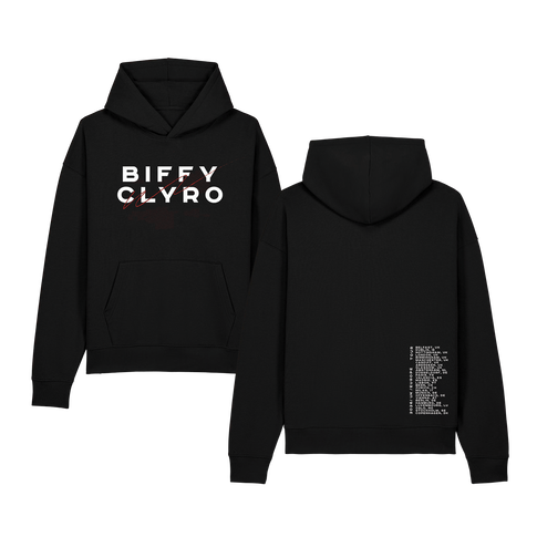 Red Squiggle Futique UK EU 2026 Tour Hood Black