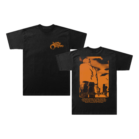 Blackened Sky Tracklist T-shirt Black