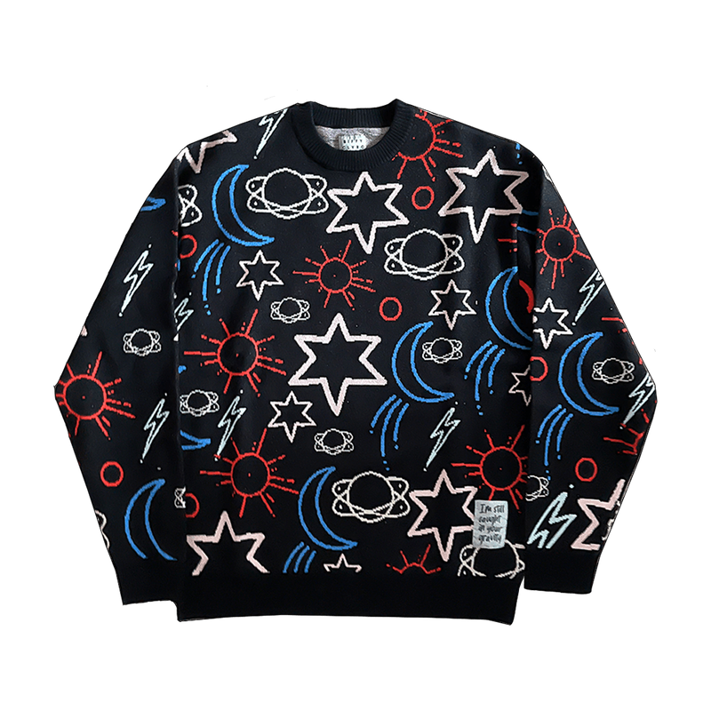 Space Knitted Christmas Jumper