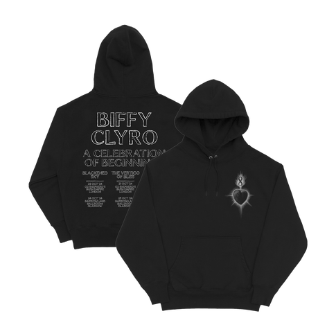 A Celebration of Beginnings UK 2024 Tour Hoodie Black