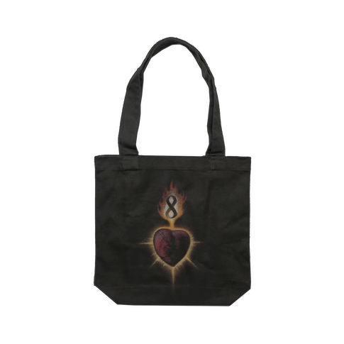 Flaming 8 Tote Bag