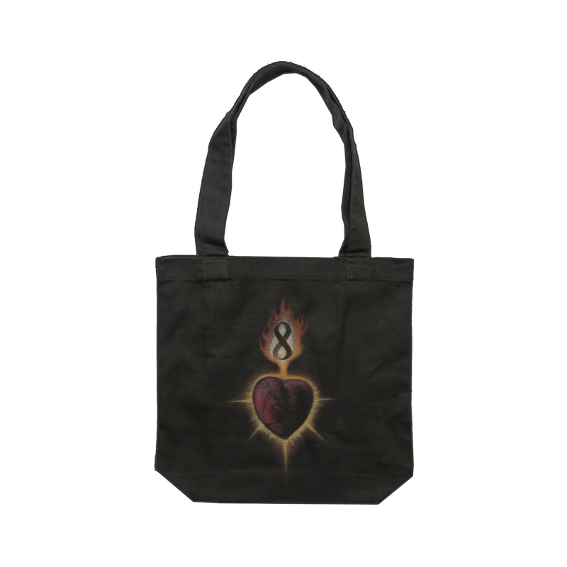 Flaming 8 Tote Bag