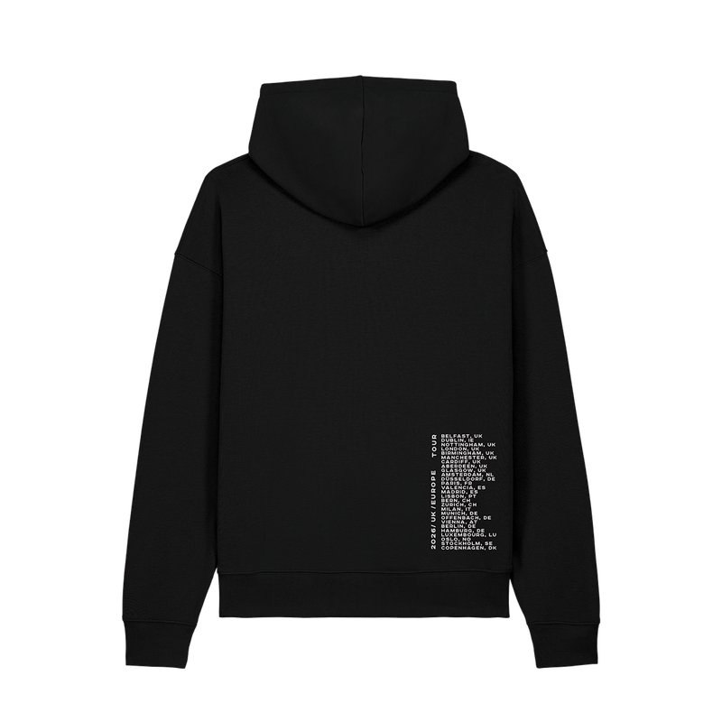 Red Squiggle Futique UK EU 2026 Tour Hood Black