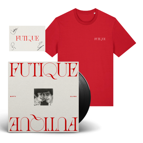 Signed Futique LP & T-Shirt Bundle