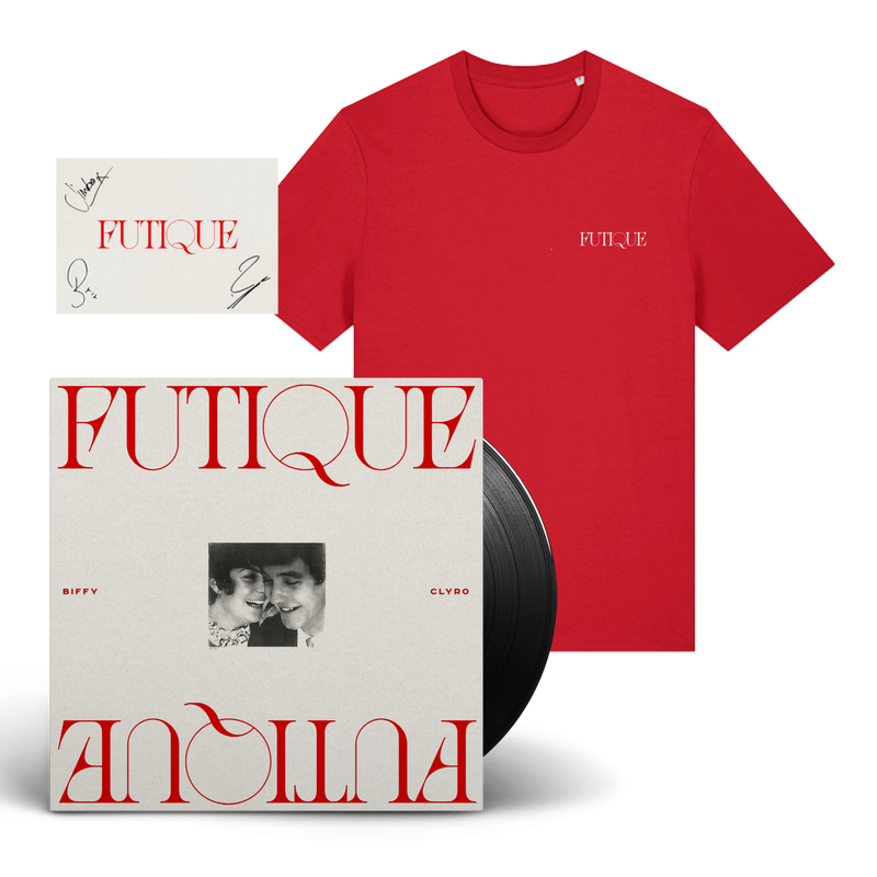 Signed Futique LP & T-Shirt Bundle