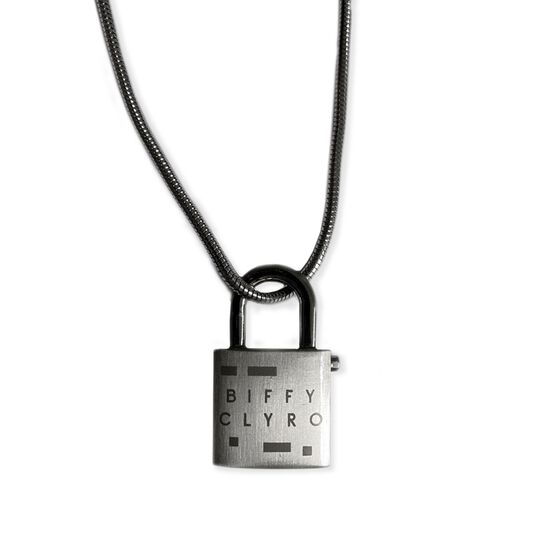Logo Padlock Necklace (Numbered Ltd Edition) Biffy Clyro Official Store