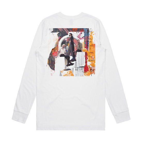 Red Circle Collage Long Sleeve