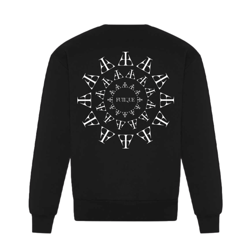 Futique Circle Sweatshirt Black