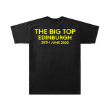 Big Top Edinburgh 2022 T-Shirt Black