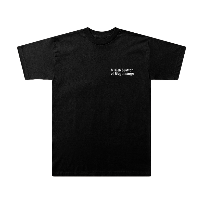 A Celebration of Beginnings UK 2024 Tour T-shirt Black