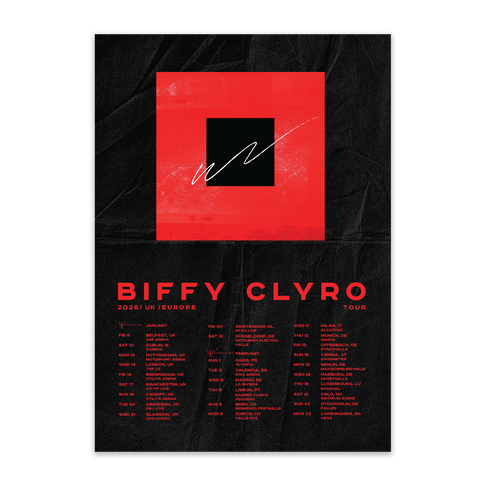 Futique UK EU 2026 Tour Poster