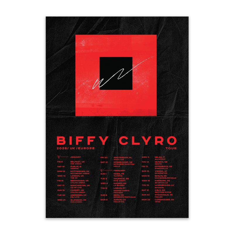 Futique UK EU 2026 Tour Poster