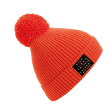 Step Out To The Unknown Bobble Hat Orange