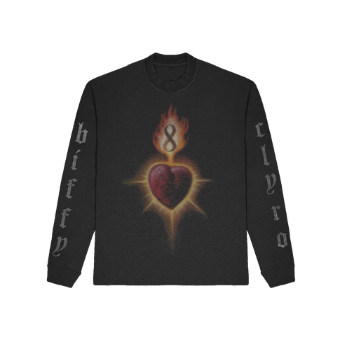 Flaming 8 Longsleeve T-Shirt