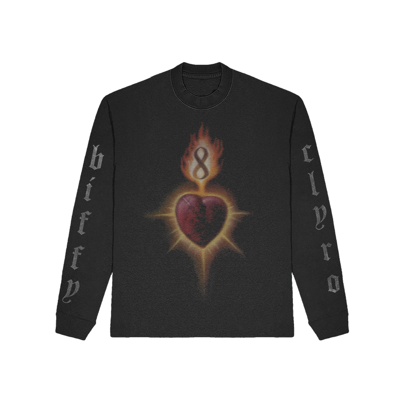 Flaming 8 Longsleeve T-Shirt