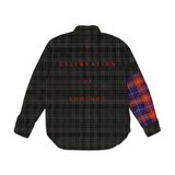 Tartan Embroidered Shacket