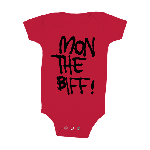 Mon The Biff Baby Grow Red