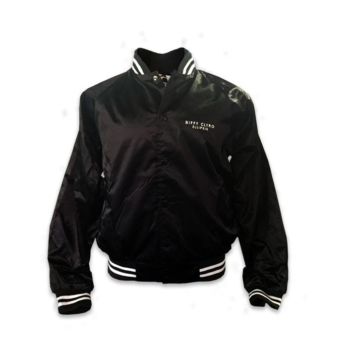 Men's satin cheap baseball jacket
