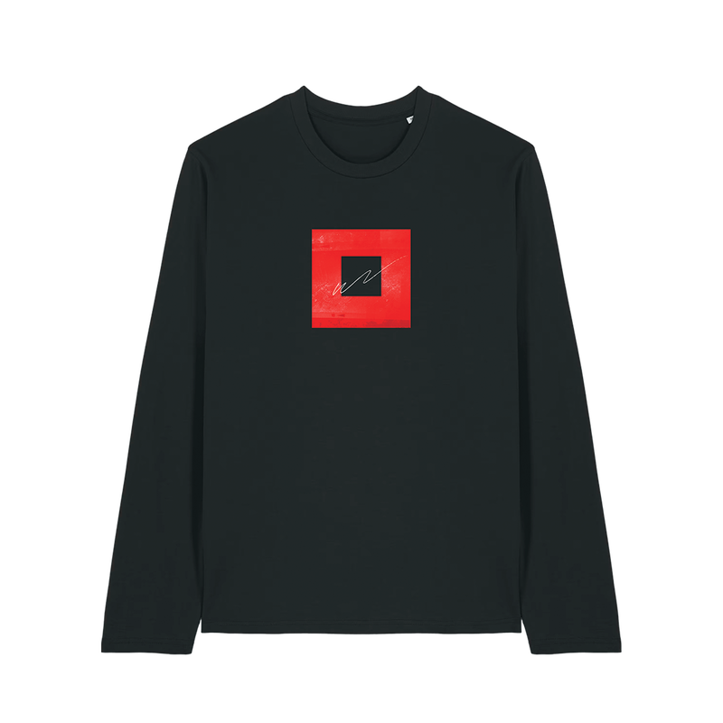 Red Squiggle Futique Long Sleeve T-Shirt